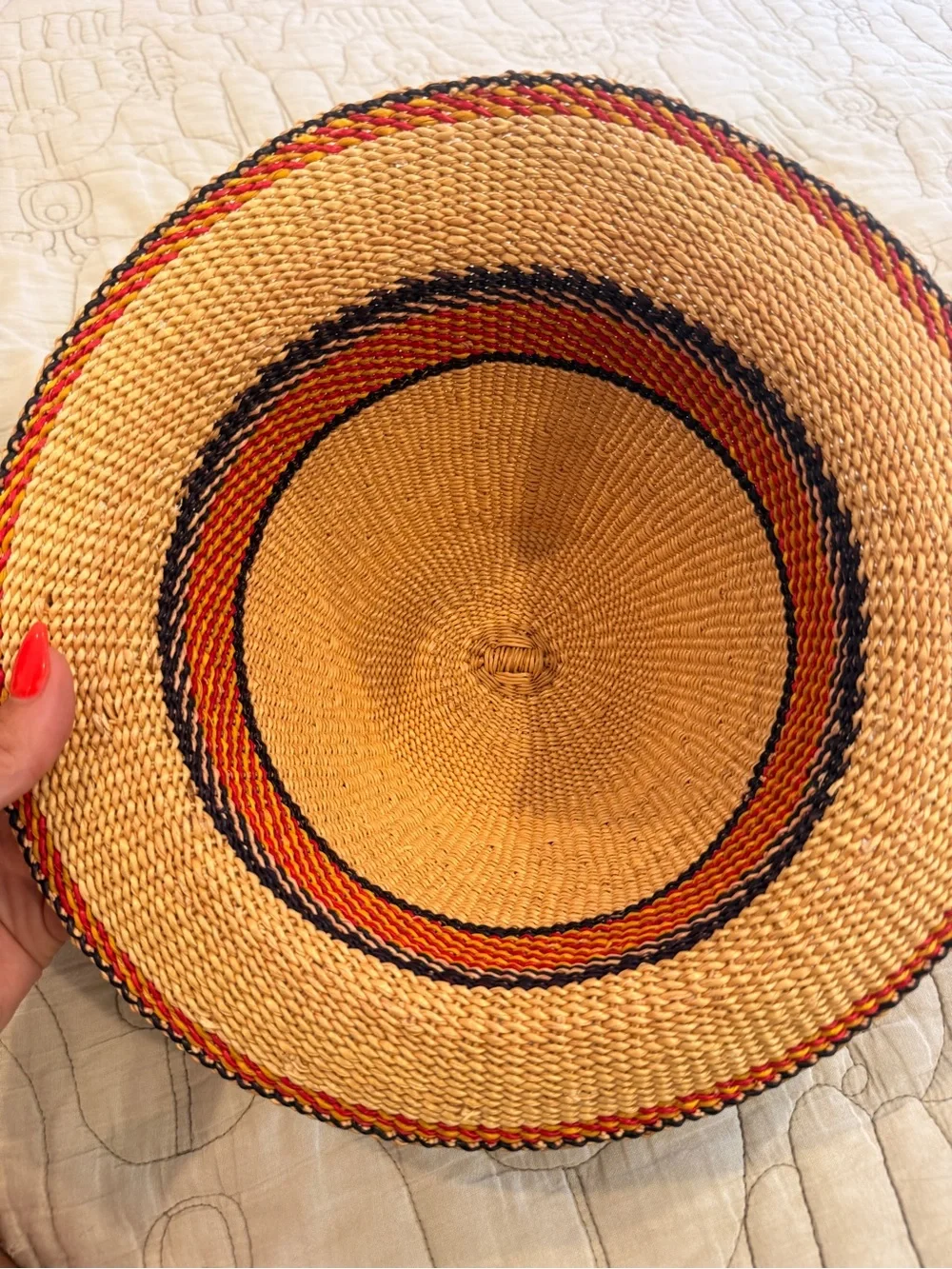 kids handwoven artisan hat